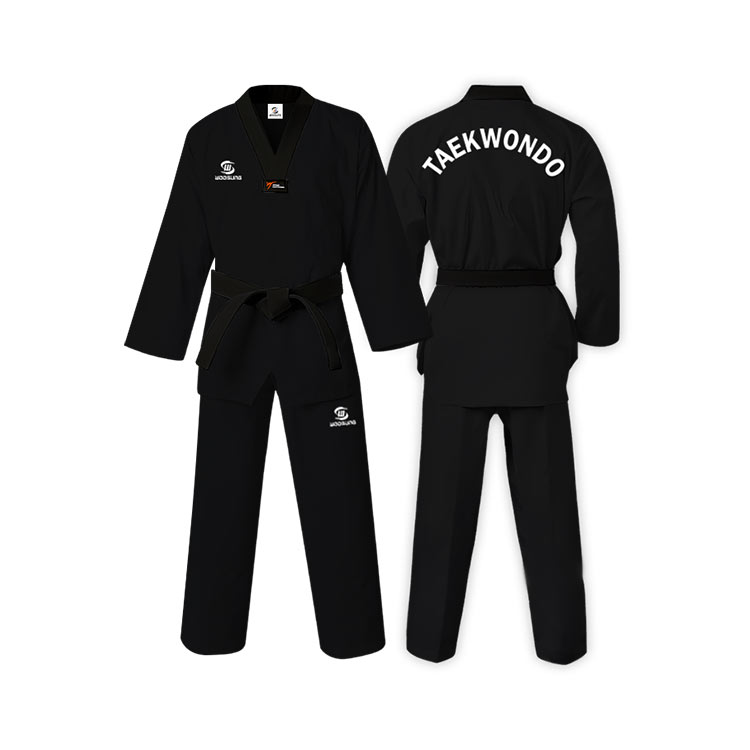 Uniforme nera da Taekwondo
