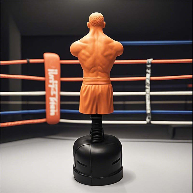 Sacco di sabbia umano da boxe